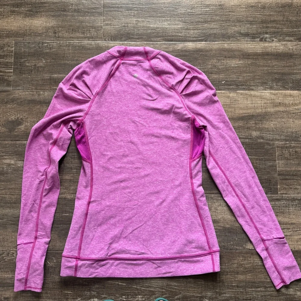 Lululemon pink long sleeve 6 M - Picture 2 of 3